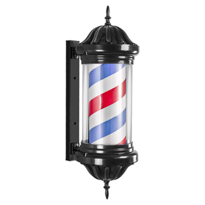 Bâtons de coiffure rotatif pour Salon de coiffure, 1 paire, 70cm, éclairage extérieur, signe imperméable, pour barbier - Product Image 3