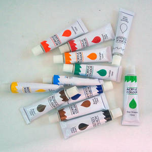 مجموعة ألوان أكريليك مائية مقاومة للماء ودائمة للرسم على الجدران والخشب والصخور - أدوات رسم للأطفال - Product Image 1