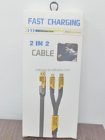 Kabel pengisi daya USB, kabel Data Samsung PD 65W Tipe C 4 in 1 Zinc Alloy USB C untuk iPhone 11 12 13 14 15 Pro Max