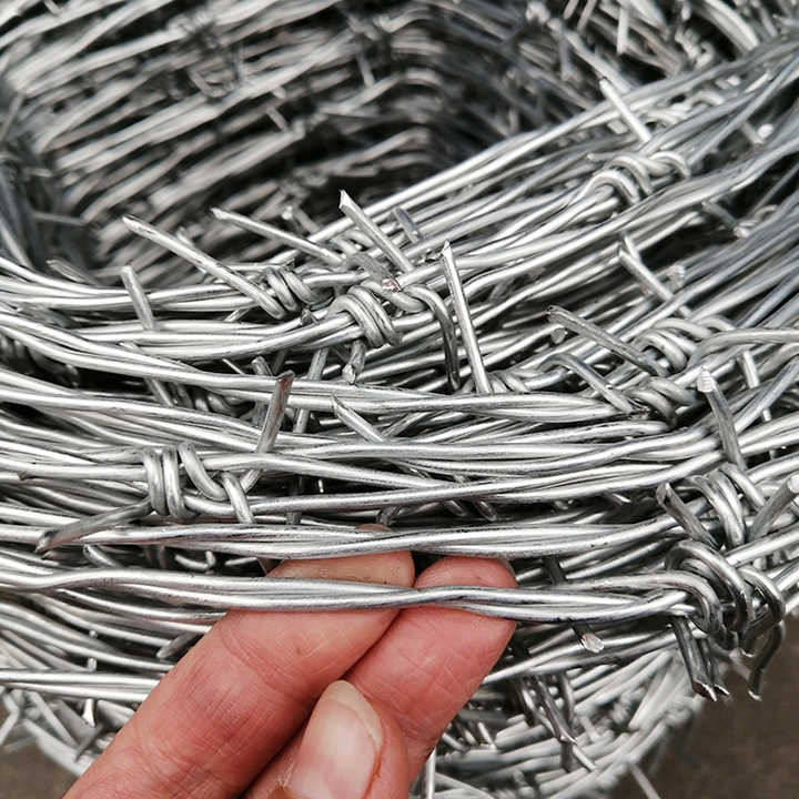 Security Hot-Dipped Electric Galvanized Barbed Wire for Animals Farm Fence