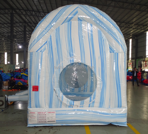 고품질 투명 버블 바운스 하우스 클리어 사진 부스 크리스마스 장식 거대한 풍선 스노우 글로브 - Product Image 5