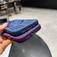 Nouvelle Coque Souple en TPU à Dissipation Magnétique avec Support Cache pour iPhone 17 16 15 14 13 Pro Max et iPhone 16 15