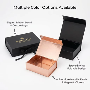 Hot Sale Luxury Folding Magnetic Rigid Gift <b>Box</b> <b>Flat</b> <b>Pack</b> Recyclable Eco-Friendly Cosmetic Jewelry Perfume Watch Embossing - Product Image 5
