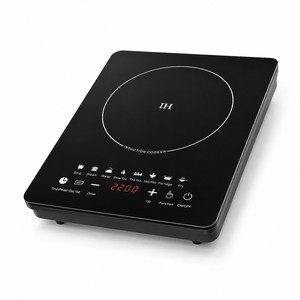 Cuisinière à induction commerciale 2200W 110V 220V, plaque chauffante portable pour restaurant, hot pot, café, cuisine, service alimentaire - Product Image 1