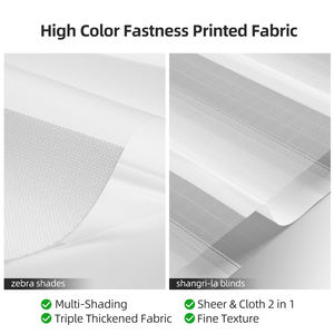 ज़ेबरा अंधा खिड़कियों के लिए स्मार्ट मोटर चालित रोलर अंधा - Product Image 5