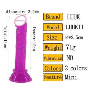 Manufacture and Wholesale Hot Selling Mini <b>Dildo</b> PVC Realistic Blood Vessel Long Big Rubber Penis for Women - Product Image 6