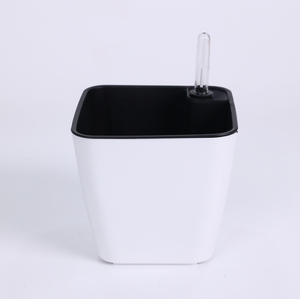 High Quality Injection Molded PP <b>Plastic</b> Self Watering Flower Pots Modern Square Planter Boxes B2B Wholesale Supplier - Product Image 5