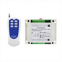 Module Récepteur de Relais Universel en Plastique Anti-Choc pour Télécommande Sans Fil 6 Canaux AC100V-240V avec Émetteur RF 433Mhz