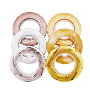 Anneaux et clips pour rideaux en plastique durable, style moderne et épuré, pour rideaux de fenêtre, vente en gros - Product Image 1