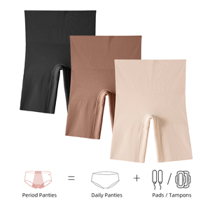 Braguitas Menstruales de Diseño Nuevo para Mujer, Transpirables, de Alta Absorbencia, 4 Capas, a Prueba de Fugas, para Yoga, Reutilizables, para Flujo Abundante - Product Image 4