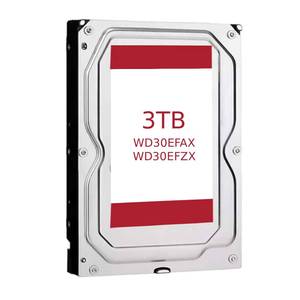Disque dur interne NAS SATA CMR 3,5 pouces 3 To WD30EFRX WD30EFAX WD30EFZX 5400 tr/min 64 Mo de cache Faible consommation Fonctionnement 24/7 - Product Image 1