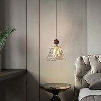 Suspension en verre minimaliste italienne avec télécommande 3 CCT, dimmable et protectrice pour les yeux, pour la décoration intérieure, salon et salle à manger
