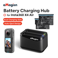 AMagisn Insta360 X4 Air Battery Fast-Charging Dock 360 °   Accessoires de rangement et d'appareil photo