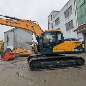 Excavadora Usada Original Coreana Yikun 220LC-9, Tractor Excavador Hyundai 220-9S, Excavadoras de Cadenas Hyundai 220 de Segunda Mano en Venta - Product Image 1