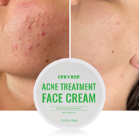 Vente en gros de crème blanchissante crème anti-acné pour le visage à l'acide salicylique céramide crème hydrolysée au collagène végétal pour le visage