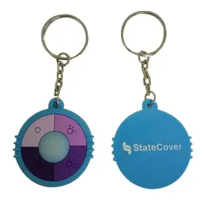 2023 Made in ChinaOutdoor UV Tester Band keychain Ultraviolet Rays Sensor Indicator Detector Color Changing keychain