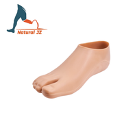 Pied double axe en polyuréthane naturel JZ, taille 22-27 cm, adapté aux prothèses des membres inférieurs