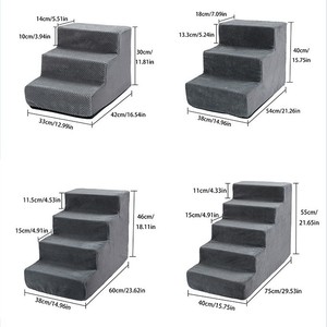 Opvouwbare Hondentrap, Zachte Comfortabele Hondentrap, Hondentrap voor Kleine Honden - Product Image 2