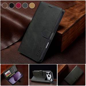 Étui en cuir de veau PU Flip Card Holder Wallet Phone Case pour iPhone 17 Pro Max 17 Air 16 15 - Product Image 5