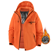 Veste matelassée d'hiver pour homme et femme, manteau chaud et épais à capuche pour la randonnée en plein air, le camping, l'alpinisme, les sports de neige, olive