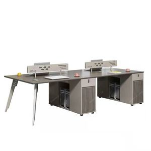 ลิ้นชักไม้สำหรับพนักงานออฟฟิศดีไซน์ทันสมัยแวววาวแบบคู่หกเปลี่ยนได้ - Product Image 1