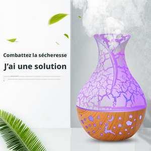 Humidifier Mini Plastik Motif Kayu 150ml, Tenaga USB, Senyap untuk Mobil & Meja (Sampel Gratis) - Product Image 5