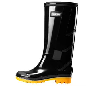 YL6054 Wholesale Fashion Knee-high Outdoor Safety Work PVC Waterproof <strong>Wellington</strong> Rain <strong>Boots</strong> <strong>Boots</strong> for <strong>Men</strong> - Product Image 4