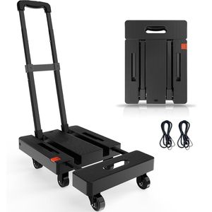 Mini-remorque pliable à 6 roues personnalisable Hand Truck Chariot de transport portable avec support OEM - Product Image 1