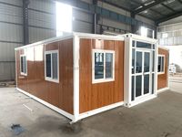 Maisons modulaires de luxe de 2 chambres à coucher aux normes australiennes maison préfabriquée en conteneur extensible de 20 pieds 40 pieds