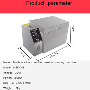 .Peanut Sesame Soybean <strong>Coffee</strong> <strong>Roaster</strong> Machine Commercial Nuts Dryer Rotary <strong>Drum</strong> Chestnut Roasting <strong>Roaster</strong> Machine - Product Image 2