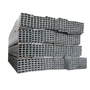 Black Galvanized/Welded Carbon Steel Pipe Tube Square Rectangular Annealing JIS SABS API Compliant Punching Available