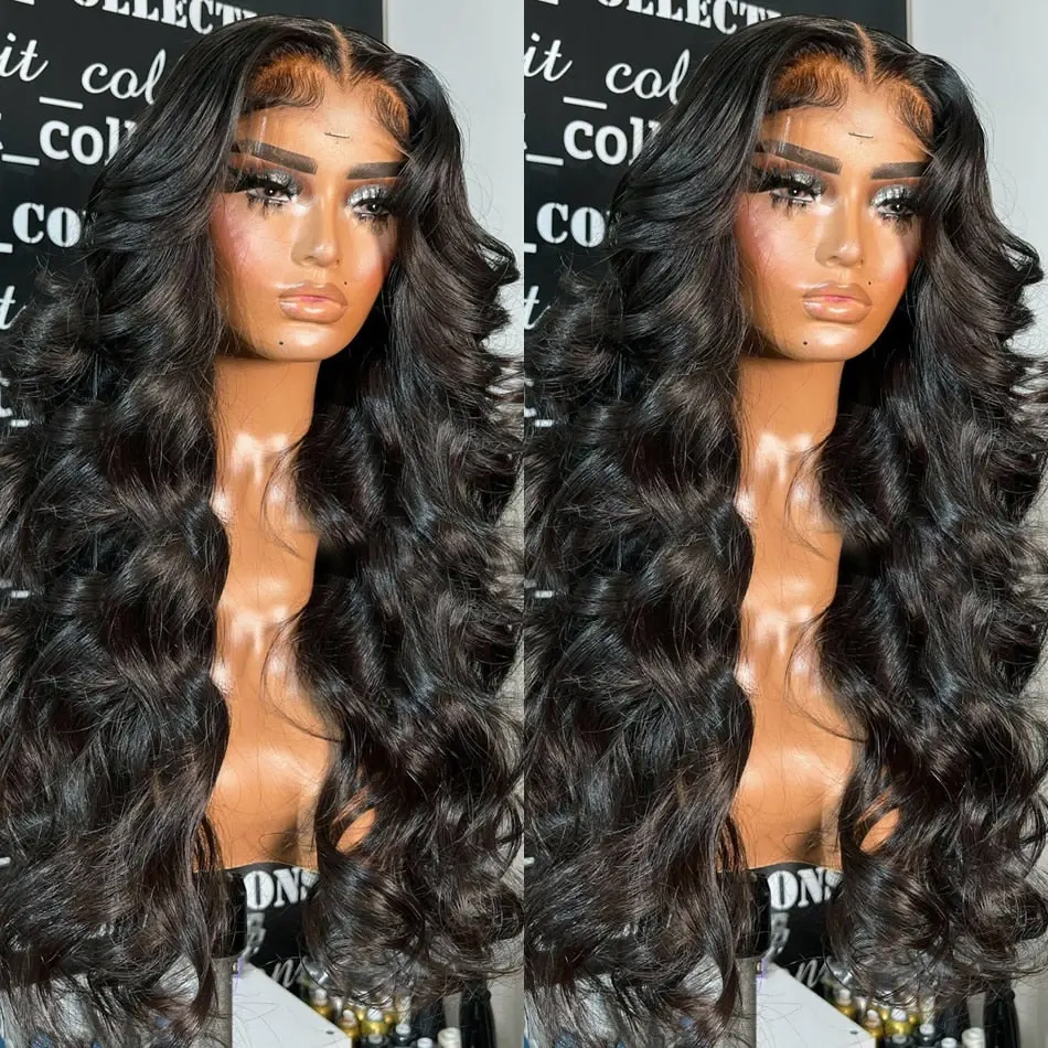 Pre Plucked Body wave Lace Front Wigs Raw Human Hair 10A Wholesale Transparent Cuticle Aligned HD Lace Frontal Wigs