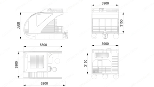 Nhôm Nhà thuyền với đèn dưới nước cho đêm bầu không khí tham quan Cruising Giao thông vận tải tuần tra sông câu cá thể thao - Product Image 2