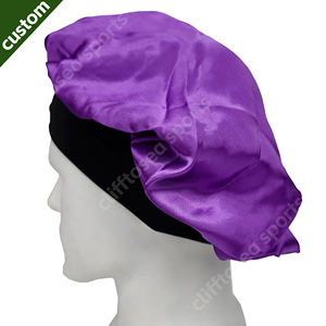 <span class=keywords><strong>Bonnet</strong></span> de <span class=keywords><strong>Nuit</strong></span> en Satin Soyeux Tendance de Luxe pour <span class=keywords><strong>Cheveux</strong></span> Ondulés, <span class=keywords><strong>Protection</strong></span> Capillaire Extensible, Vente en Gros Direct Usine - Product Image 2
