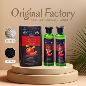 Gel colorant capillaire à l'extrait de fruits sans ammoniaque, coloration rapide en 5 minutes, teinture permanente noire, couvre 100% des <span class=keywords><strong>cheveux</strong></span> blancs - Product Image 1