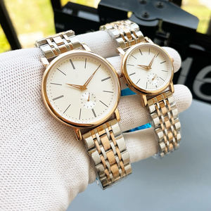 Montre-bracelet pour couples, nouveau style, mouvement à quartz, verre minéral, diamètre 40 mm pour homme, 30 mm pour femme - Product Image 1