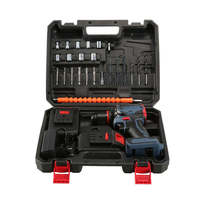 Ensemble de perceuse sans fil portable 21V, batterie Li-ion, tournevis électrique multifonction, perceuse à percussion sans balais, ensemble d'outils OEM