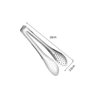 Ensemble d'ustensiles durables en acier inoxydable, outils de barbecue anti-chaleur avec motifs, pinces à nourriture, pinces à pain pour la cuisine et la boulangerie - Product Image 3