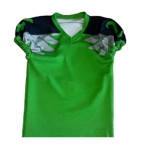 Maillots de football américain personnalisés à sublimation motif Aigle Vert, respirants, séchage rapide, en maille Spandex 100% - Grande Vente - Product Image 1
