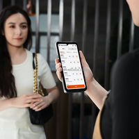 SUNMI M3 Android 14 PDA Portátil, Terminal POS Móvil de 6.75 Pulgadas, Dispositivo de Pago NFC SoftPOS, IP65 Resistente al Agua, Escáner de Código de Barras 2D