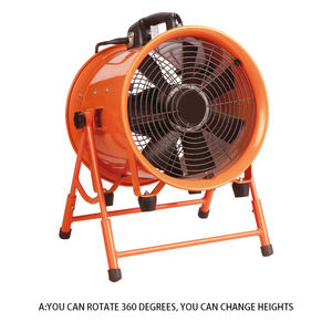 Gran flujo portátil 220V ventilador axial ventilación ventilador de succión industrial - Product Image 2