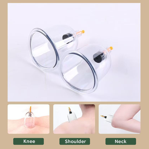 Set Alat Bekam Vakum Berkualitas Tinggi untuk Meredakan Kelelahan Tubuh dan Nyeri, Perangkat Bekam Kering Tradisional Portabel - Product Image 3