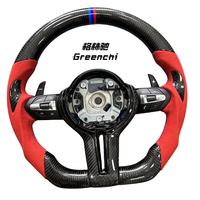 Volant sport à 2 branches de style Motion, diamètre standard, en cuir et carbone forgé, pour F10/F30/E46/G20 M3/M4/M5
