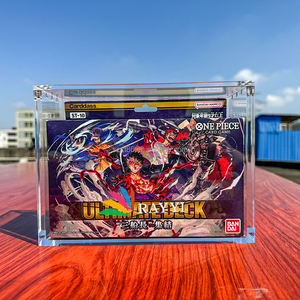 Estuche Acrílico Premium con Tapa Magnética para Exhibición y Almacenamiento de Mazos de Cartas de One Piece <span class=keywords><strong>Super</strong></span> Pre-Release Starter Deck ST-09 ST-10 - Product Image 5