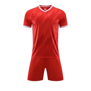 Shorts de football personnalisés de haute qualité, à séchage rapide, respirants, pour adultes, imprimés par transfert thermique, ensembles d'entraînement pour équipe, OEM, été - Product Image 4