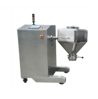 Machine de mélangeur d'agitation de laboratoire de poubelle de cône d'échange de rotation de poudre de curcuma organique à vitesse réglable