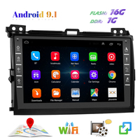 Autoradio Android Double Din 8 ''Autoradio WiFi GPS BT pour Toyota/LAND CRUISER Prado 120 2004-2009