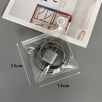 Mini sac à fermeture éclair en PVC givré personnalisé EVA poignée thermoscellée petite fermeture à glissière étanchéité bijoux chaussette emballage quantité minimale de commande 100 pièces pour montres