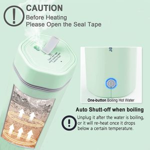 Da viaggio bollitore elettrico portatile, Mini caldaia ad acqua calda piccolo bollitore da viaggio acqua bollente veloce una tazza di acqua calda - Product Image 3