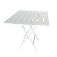 Meubles d'extérieur pas chers, table et chaises pliantes portables et légères pour les événements et les fêtes